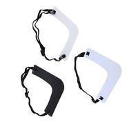 Huairdum 3pcs Beard Shaper, Beard Lineup Tool, Chin Trimmer Guide with Adjustable Headband Trimming Flexible Neckline Guide, Accommodates Various Facial Contours Effortlessly