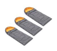 Huairdum 3Pcs Dog Sleeping Bag, Foldable Warm Packable Dog Bed Mat, Storage Bag, Ideal for Indoor Outdoor Travel Camping Hiking Backpacking, 45.2x29x3.94inch (Orange)