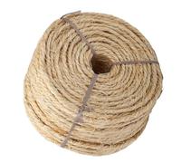 Huairdum 4mm X 164ft Sisal Rope, Sturdy Scratching Post Replacement Rope, Soft Twisted Hemp for Cat Scratching, DIY Cat Toys and Furniture with Elegant Style (Flaxen)