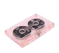 Huairdum 50 Minute Audio Cassette Tape, AT 50 Normal Bias Type I Recording Tape, Transparent Cover with Metallic Wheels, Ideal for DIY Voice Recording & Music