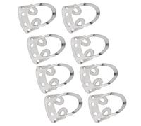 Huairdum 8Pcs Guitar Finger Picks, Adjustable Hollow Stainless Steel Picks, Lightweight with Metal Collar, Ideal for Acoustic Guitars, Banjos & Musical Instruments (Silver)