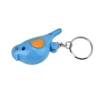 Huairdum Bird Key Finder, Voice Control LED Whistle Keychain with ON OFF Switch, Ideal for Finding Keys & Small Items (Blue)