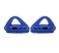 Huairdum Black Rubber Heel Strap, Ergonomic Swim Fin Accessory, Quick Release Buckle Strap with Hollow Out Design & 45 Degree Handle, Ideal for Swim Fins & Easy Lifting (Blue)