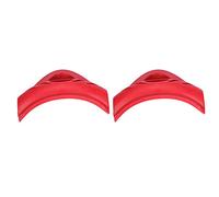 Huairdum Black Rubber Heel Strap, Ergonomic Swim Fin Accessory, Quick Release Buckle Strap with Hollow Out Design & 45 Degree Handle, Ideal for Swim Fins & Easy Lifting (Red)