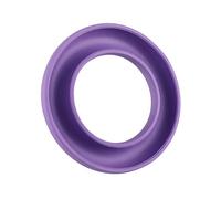 Huairdum Bobbin Holder Organizer, Bobbin Storage Container Keeper, Flexible Rubber Oval Shape, Ideal for Industrial Household Sewing Machine Thread Spools (Purple)