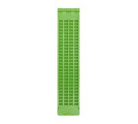 Huairdum Braille Slate Kit, 4 Lines 28 Cells Durable Portable Braille Fingerboard Writing Tool with 2 Metal Tip Pens for Blind Learning, School, Home, Green