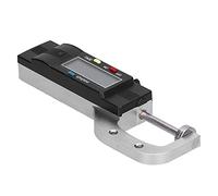 Huairdum Digital Thickness, Horizontal Measuring Screen Display 0-25.4mm 0.01mm Accuracy with Aluminum Alloy Bracket for Industrial Metal Sheet Measurement