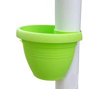 Huairdum Drain Pipe Flower Pot for Garden, Balcony, Window Sill (Green)