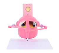 Huairdum Drawing Robot for Kids, Interactive Educational Auto Drawing Robot with Voice Interaction, 100 Cards & 12 Color Pens, Ideal for Learning Toy Boys Girls Ages 3-8 (Pink)