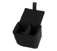 Huairdum DSLR Camera Bag Insert, Shockproof Velvet Liner Camera Pouch, Ideal for Photographing, Travel Backpack, Laptop Bag (Black)