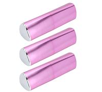 Huairdum Empty Lipstick Tubes 3pcs, DIY Lip Balm Container, Trilateral Shaped Makeup Cosmetic Tube with Tight Lid, Ideal for Smooth Sliding DIY Lipstick, Crayon & Deodorant Body
