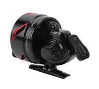 Huairdum Fishing Reel, 3.9:1 Gear Ratio 3+1 Bearing Reversible Handle Left Right Retrieve, with Metal Line Cup Cover, for Ocean Rivers Lakes Trout Bass Fishing (Red)