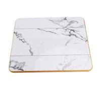 Huairdum Folding RV Table Top, 18.9x23.4in Heavy Duty Wood Panel | 20mm Thick Solid Pine with Stainless Steel Hinges, Water Proof Marble Pattern, Space Saving for Campers Trailers Yachts