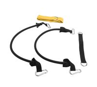 Huairdum Golf Swing Training Belt, Multifunctional Golf Swing Aid, Strong Metal Hook Belt for Right Hip, Shoulder, Waist, Knee Exercises, Ideal for Practice (Yellow)