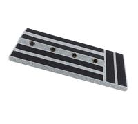 Huairdum Guitar Effect Pedal Board, Large Size Design with PE Material and Concealing Cables, Ideal for Performance and DIY, 50cm Length (Black Marble)