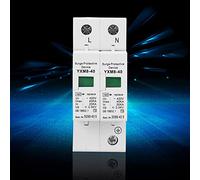 Huairdum House Protective Device, AC420V 2P 40KA Low Voltage Arrester, Dependable Electric Protector with Reliable Construction, Ideal for Electric System Protection From Thunder & Over