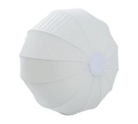 Huairdum Lantern Softbox, Metal Frame Foldable Spherical Soft Light Box, 360 All Round Soft Light with Adjustable Mount, Ideal for Video Recording, Photography & Live Broadcast (50cm)