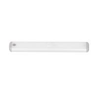 Huairdum LED Closet Light, Wireless Infrared Induction Touch Control USB Charging, Back Magnet Stepless Dimming Cabinet Lights, Under Shelf Lighting, Aluminum Alloy and Acrylic (1pc)