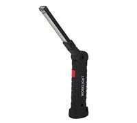 Huairdum Magnetic Work Light for Car Repair, Portable | COB Floodlight, 3 Brightness Levels, USB Rechargeable, Foldable LED Lamp