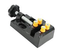 Huairdum Mini Bench Vice Clamp, Aluminum Alloy Manual Workbench Clamp, CNC Machined, Ideal for DIY Craft Carving Tool