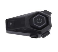 Huairdum Motorcycle Headset Bluetooth 5.3, IPX6 Water Proof Helmet Headset with Noise Cancellation & Voice Control & LED Light, Ideal for Full Face Helmet