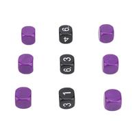 Huairdum Plastic Multifunctional 16mm Cube, Math Game Dice for Board Games, 6 Sided Dice Set with Impact Proof, Ideal for Family Nights School Projects
