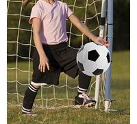 Huairdum Professional Soccer Ball, Black and White Surface for Clear Visibility and Better Performance with PVC Material and Stable Air Pressure Control, for Indoor Outdoor Training and