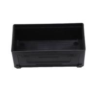 Huairdum RC Simulated Toolbox, Model Car Storage Box, Luggage Box with Decorative Stickers, Ideal for 1:24 1:32 Scale RC Off Road Engineering Vehicles (Black)