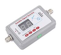 Huairdum Sensitive Satellite Finder, Digital Display with Built in Amplifier for LNB to REC Connector, Portable Signal Strength Meter 950 2150MHz, Ideal for Satellite Setup