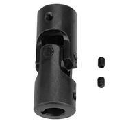 Huairdum Shaft Coupling, Motor Connector Universal Joint, 15mm 32mm 85mm Coupling with 2 Screws, Ideal for Model Cars, Ships, Robots & Steering