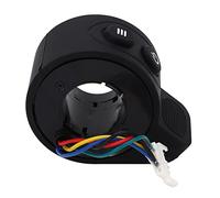Huairdum Throttle Accelerator, Electric Scooter Finger Throttle Replacement Part, Accelerator Unit with Convex Stripes for Easy Acceleration, Ideal for Most Scooter (Black)