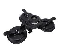 Huairdum Triple Suction Cup Mount Holder, Heavy Duty Camera Mount, Large Diameter Suction Cup with 3 Cups, Ideal for DSLR & Action Cameras