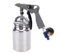 Huairdum Undercoating Spray Gun Kit, Wide Mouth Spray Gun Set with Pressure Gage, Deep Penetration & Arrow Storage Case Locking, Ideal for Truck Bed Liner