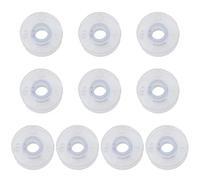 HUAJINGKEJI 10Pcs Empty Thread Bobbins Sewing Machine Winders for Stitching Tailoring Spool Accessories Clear Sewing Bobbin