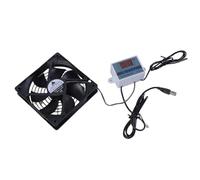 HUAJINGKEJI 120mm 5V 1A USB Cooling Fan Systems With Temperature Control For Home Theater Cabinets And More Home Theater Cooling