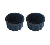HUAJINGKEJI 2pcs Flower Petals Mousses Cake Molds Food Grade Silicone Chocolate Dessert Baking Mould Family Gathering