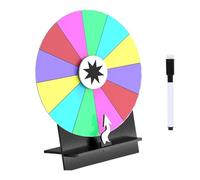 HUAJINGKEJI 3. Fortunes Wheel Spinner Tabletop Prize Game Erasable Rotating For Party Gatherings Carnivals Draws Prize Game Lucky Draws