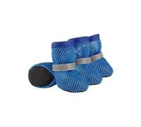 HUAJINGKEJI 4PCS Dog Shoes Outdoor Dog Foot Protectors AntiSlip Pet Hot Weather Shoes Running Shoes Reflective Small Dog Shoes