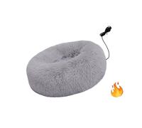 HUAJINGKEJI Comfortable Dog Warm USB Heated Bed for Pet with AntiSlip Bottom Removeable Washable Cushion for Indoor Cold Day Use Heated Cats Bed