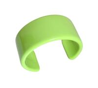 HUAJINGKEJI Fashion Colorful Resin Acrylic Open Bangles Accessory for Women Geometry Wide Cuff Bracelets Special Jewelry Pieces Geometry Wide Bracelets