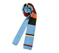 HUAJINGKEJI Knitted Tie Necktie Colorful Striped Pattern Sport Casual Tie Narrow Necktie for Business and Casual Wear