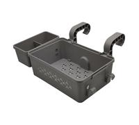 HUAJINGKEJI On Ground Poolside Shelf With Drainage Swimming Pool Basket Towel Cup Storage Organizers Ground Poolside Shelf