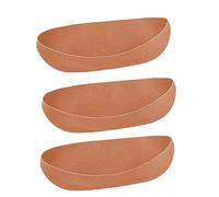 HUAJINGKEJI Pack of 3 Breathable Felt Planter Liners Grooved Window Box Inserts for Outdoor Hanging Baskets Vegetables
