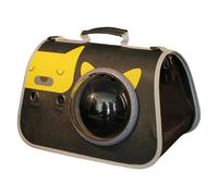 HUAJINGKEJI Permeable Cats Carriers Transparents Cats Cage Portable Pet Bag Clear Cats for Comfortable Pet Travel and Ventilation