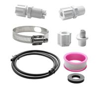 HUAJINGKEJI Pool Pipe Connection Set Easy Installation Pool Fittings ABS Texture Suitable for CLX220 Enhancing Sealing