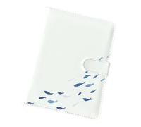 HUAJINGKEJI PU Leather Notebook 60 Sheets Refillable Hardcover Journal with 6 Rings PU Leather Binder Covers for School Office Use Meeting Notes Notebook