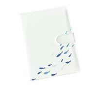 HUAJINGKEJI PU Leather Notebook 60 Sheets Refillable Hardcover Journal with 6 Rings PU Leather Binder Covers for School Office Use Meeting Notes Notebook