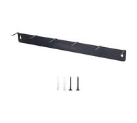 HUAJINGKEJI Rustproof Untarnished 6 Hook Wall Mount Brush Planner Thin Permanent Tool Storage Solution for Home Workshop Simple Brush Storage Solution