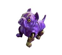 HUAJINGKEJI Stress Relieving 3D Dog Toy for Biting Exercise and Anxieties Reduction Articulated Animal Figurine Desktop Decoration Stress Toy