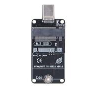 HUAJINGKEJI USB C HDDs Adapters Supports NVMe & SATAs Protocols Plugs And Play 10Gbps Data Transfer USB C NVMe Satas Ssds Converters Card